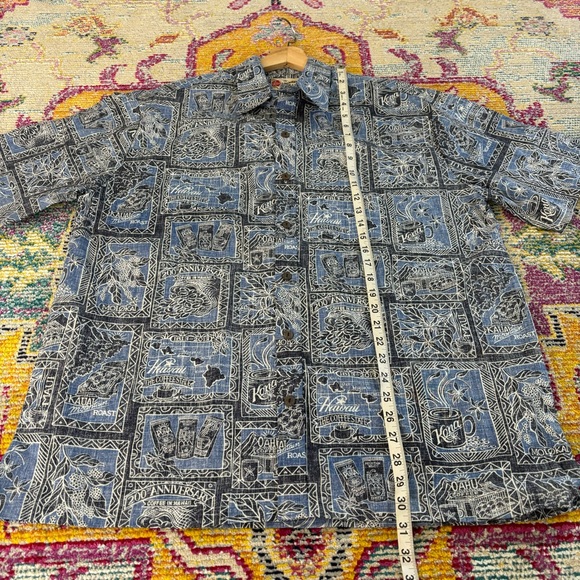 The Hawaiian Original 200th Anniversary coffee print short sleeved button up - Picture 8 of 8